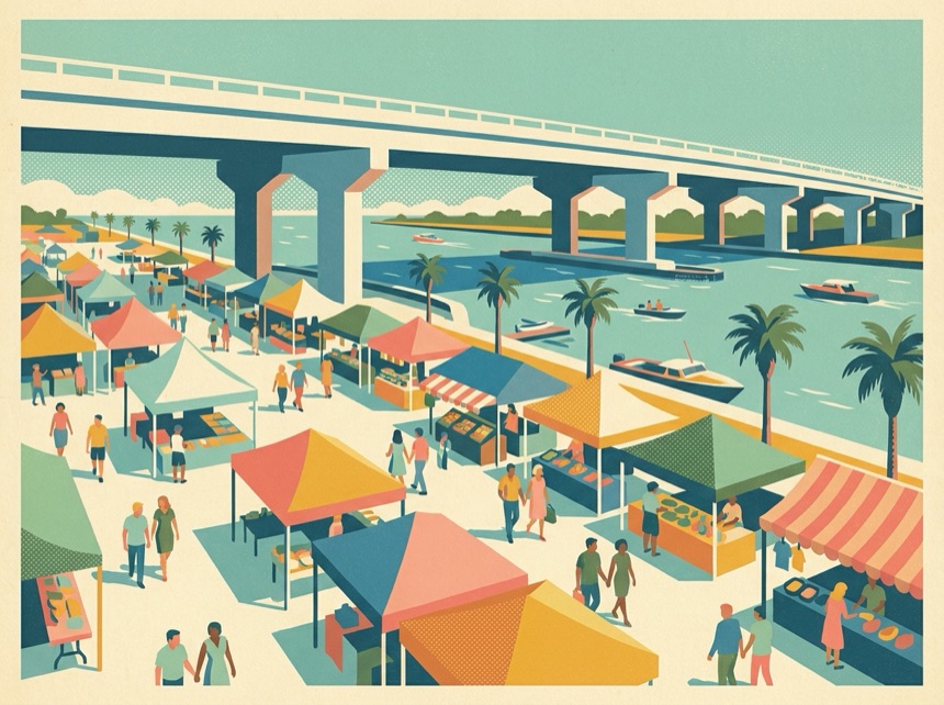 Browse the Riverside Arts Market