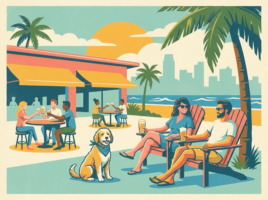 Dog-welcoming brewery patios