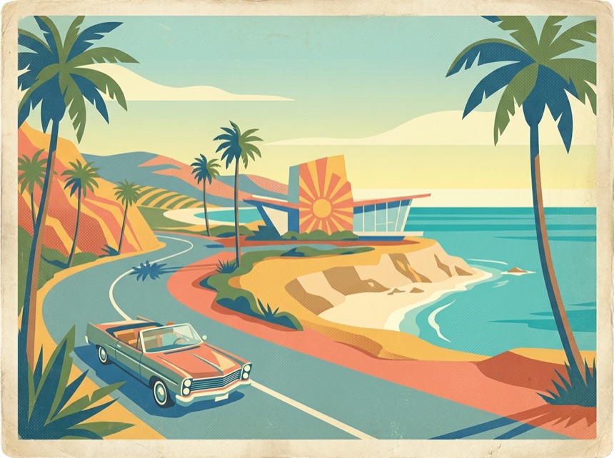 Park right on the sand