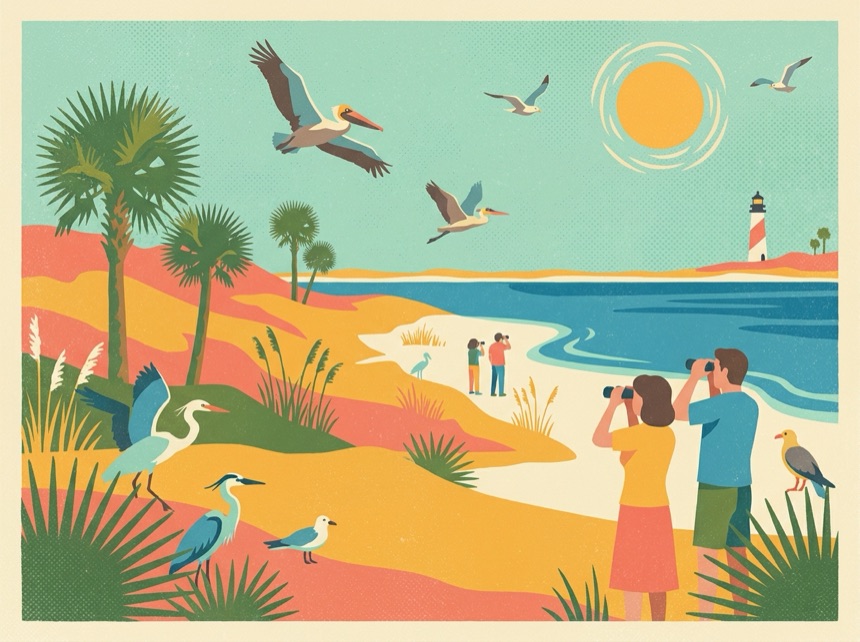Premier shorebird and seabird viewing