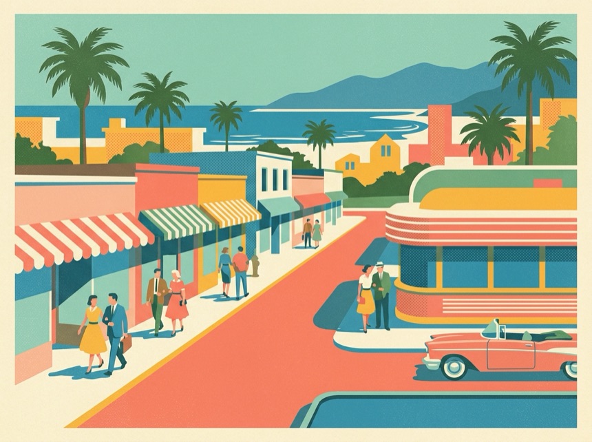Shoppers and foodies