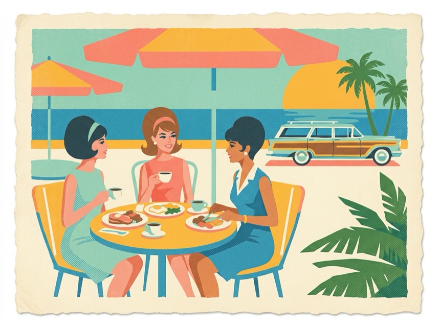 Start with a long, lazy brunch
