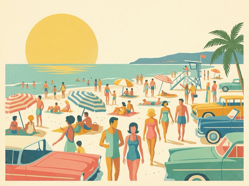 Summer: beach season & storms